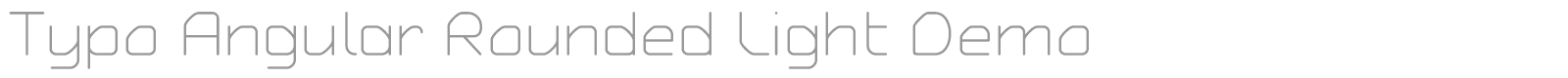 Typo Angular Rounded font preview